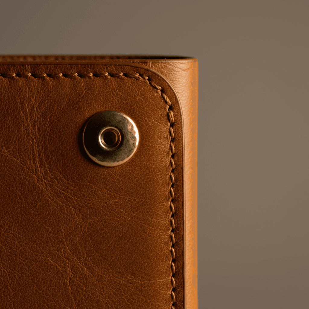 Premium black leather motorcycle jacket with detailed stitching